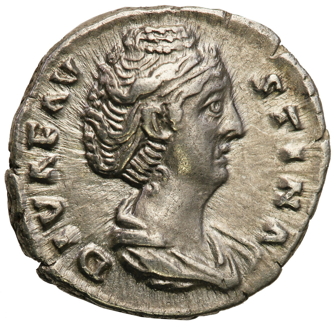 Cesarstwo Rzymskie. Faustyna I (138-141). Denar 141, Rzym